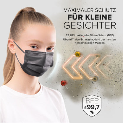 50 X HARD Medizinische Maske TYP IIR- Kleine Größe - für Kinder - Hard-Germany